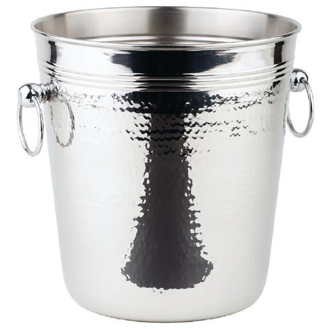 APS Hammered Stainless Steel Wine And Champagne Bucket