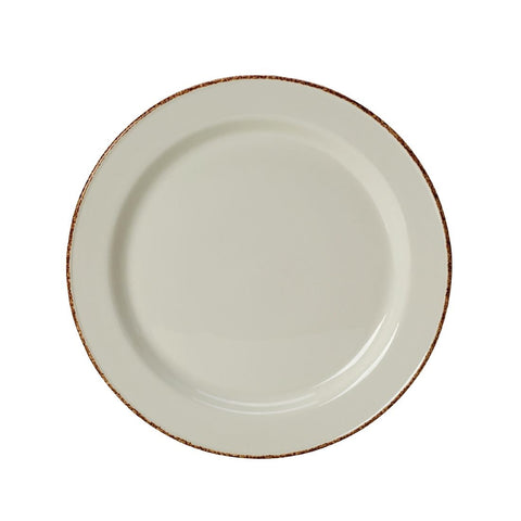Steelite Brown Dapple Slimline Plates 255mm (Pack of 24)