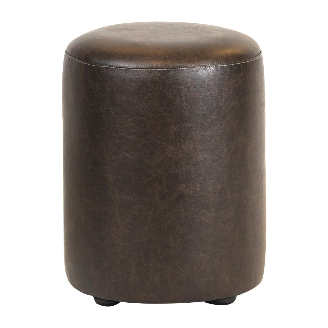 Cylinder Faux Leather Bar Stool Peat product image