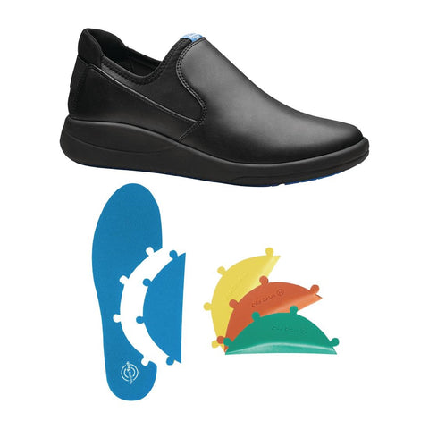 WearerTech Vitalise Slip on Shoe Black/Black product image