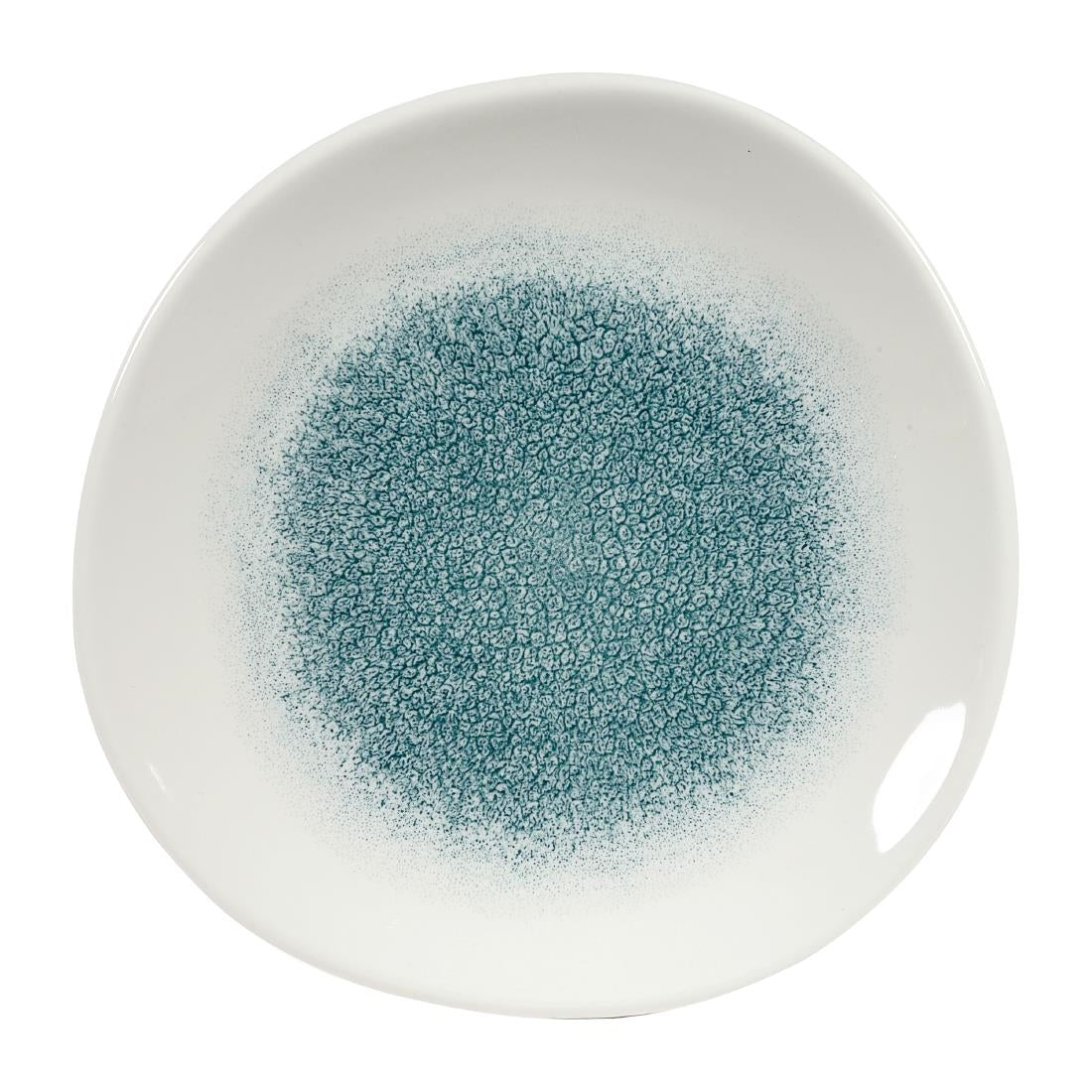 Churchill Raku Round Trace Plate Jade Green product image