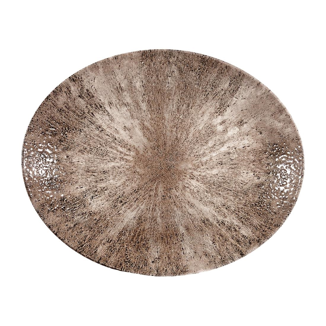Churchill Stone Zircon Brown Orbit Oval Coupe product image