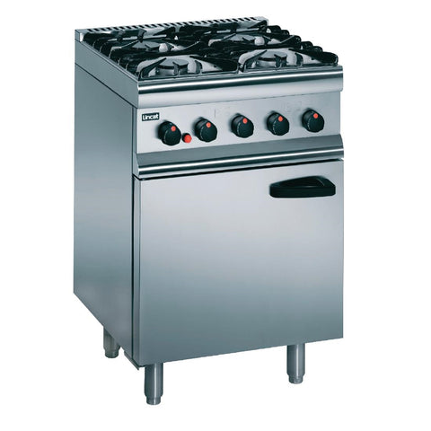 Lincat Silverlink 600 Natural Gas 4 Burner Oven Range SLR6/N