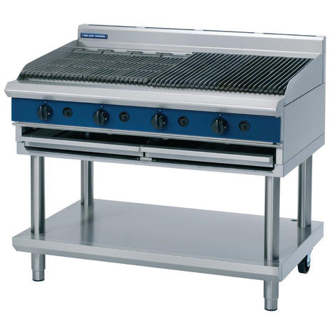 Blue Seal Evolution Chargrill with Leg Stand Nat Gas 1200mm G598-LS/N