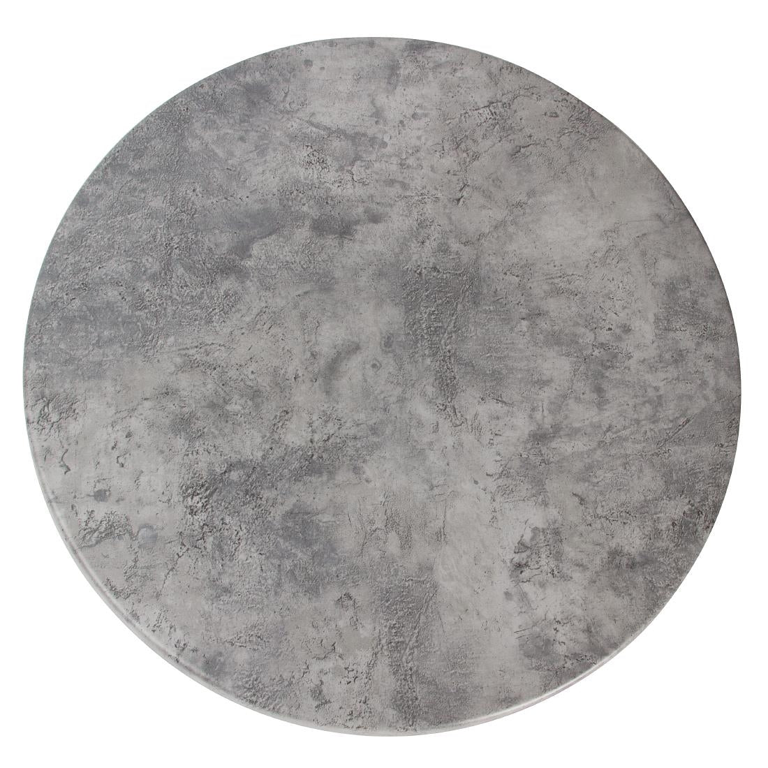 Werzalit Pre-Drilled Round Table Top Concrete product image