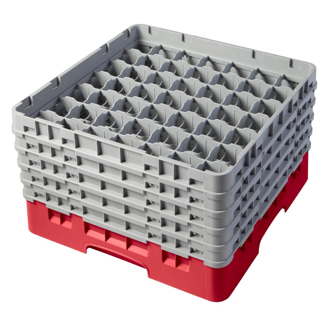Cambro Camrack Red 49 Compartments Max Glass product image