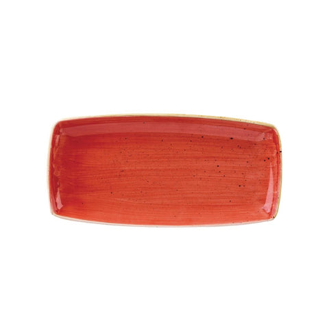 Churchill Stonecast Rectangular Plate Berry product image