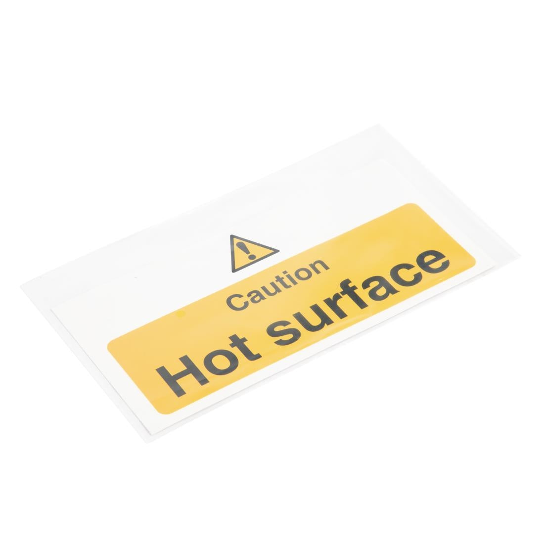 Vogue Caution Hot Surface Sign product image