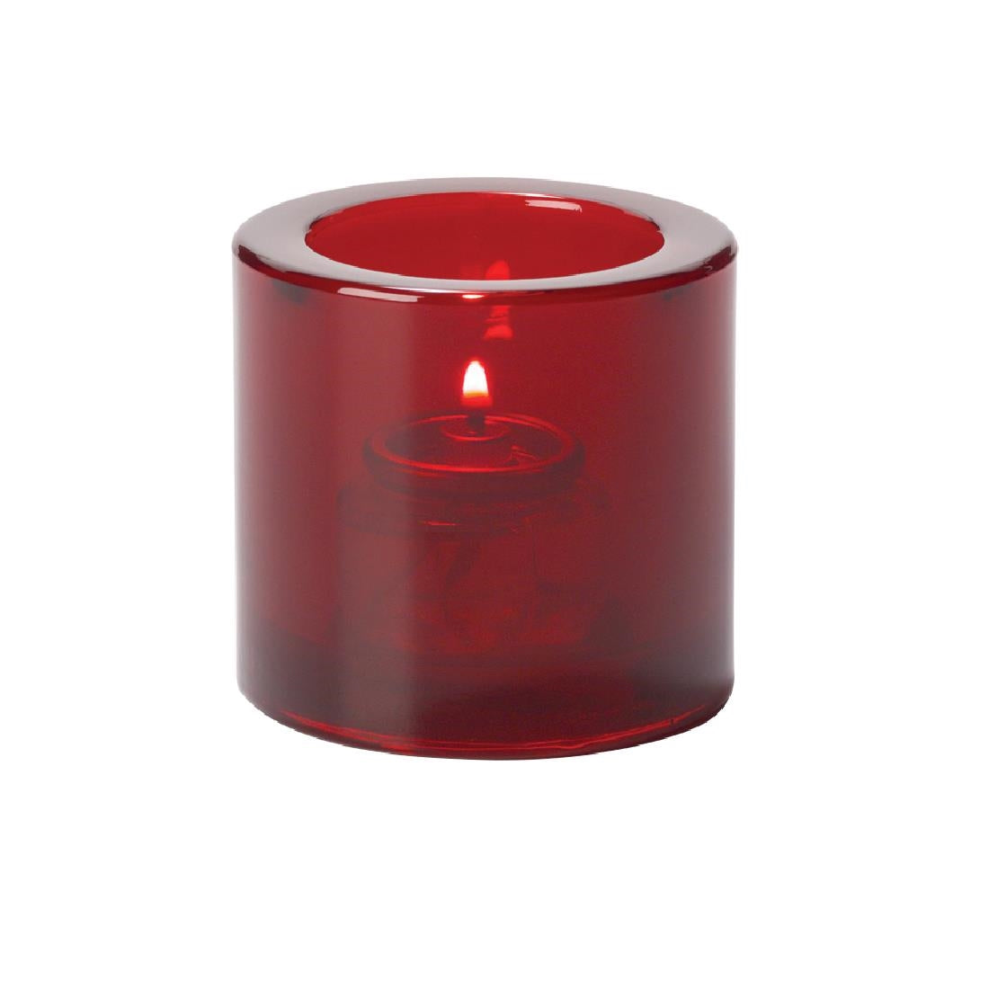 Hollowick Thick Round Ruby Tealight 70mm x product image