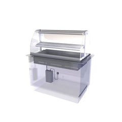 Designline HDL4 Drop-In Heated Serve Over Counter 4 GN