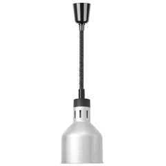 Buffalo Retractable Heat Lamp Silver Finish
