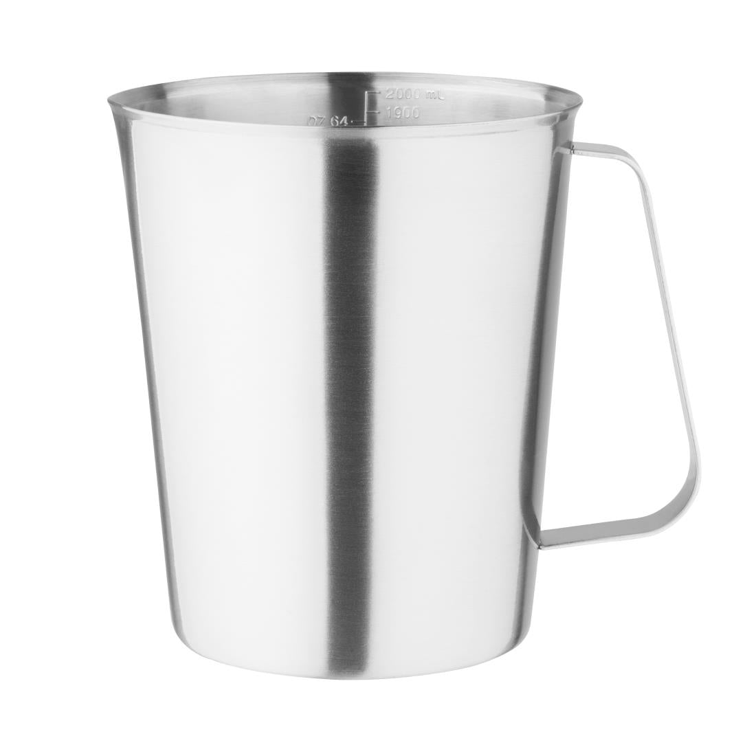 Vogue Stainless Steel Measuring Jug 2ltr product image