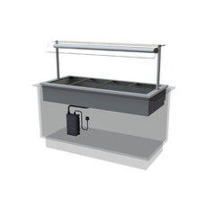 Designline HBM4 Drop-In Dry Heat Bain Marie 4x1/1 GN