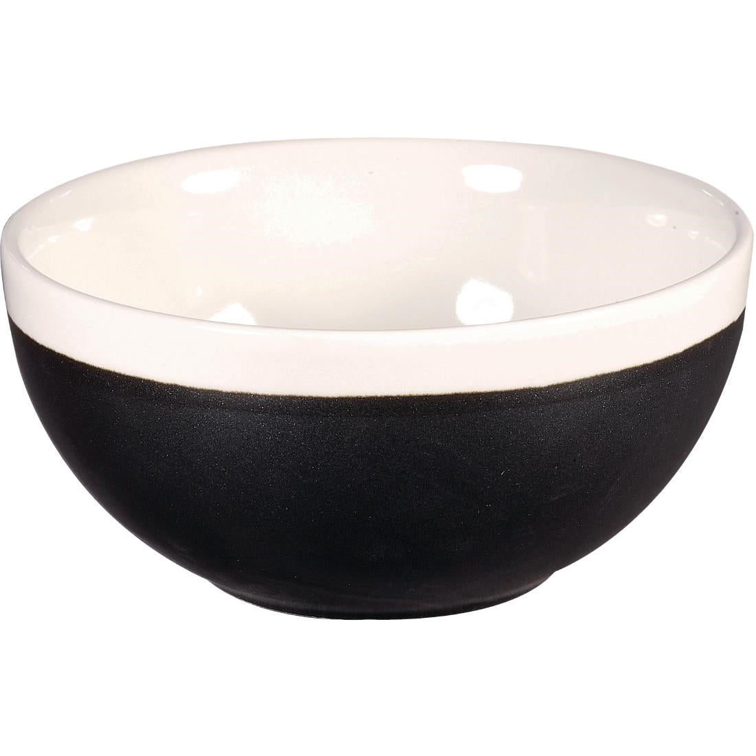 Churchill Monochrome Soup Bowl Onyx Black product image