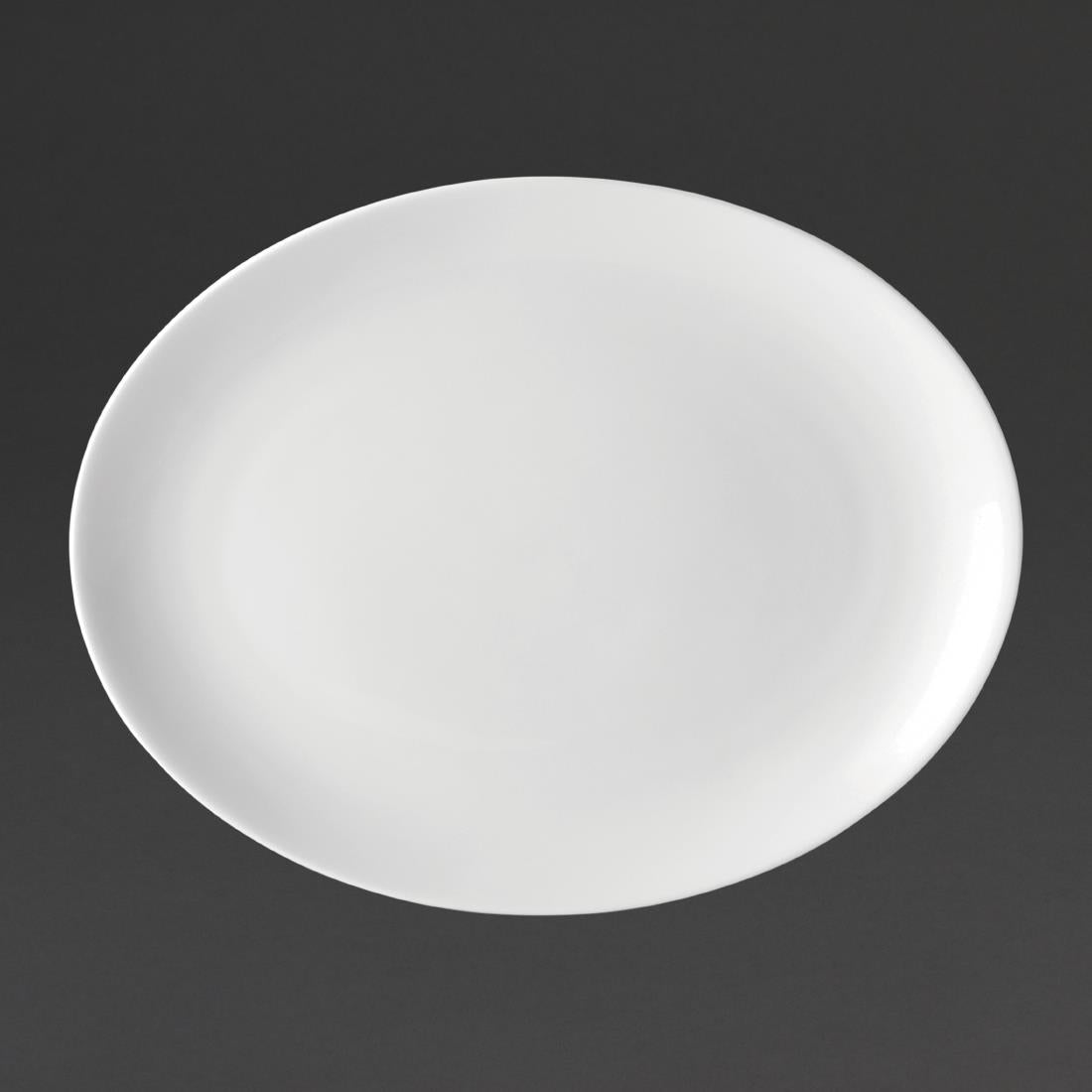 Utopia Pure White Oval Plates 250mm product image