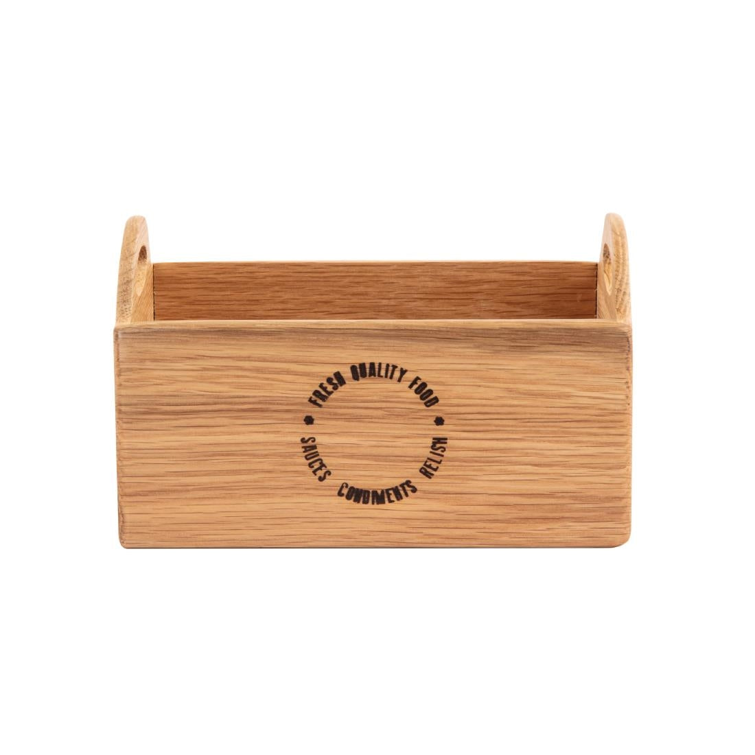Olympia Oak Printed Table Caddy 230mm product image