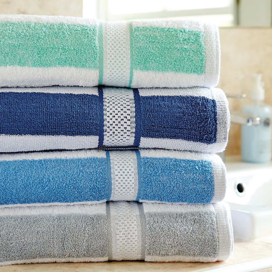 Mitre Comfort Splash Towel Blue product image