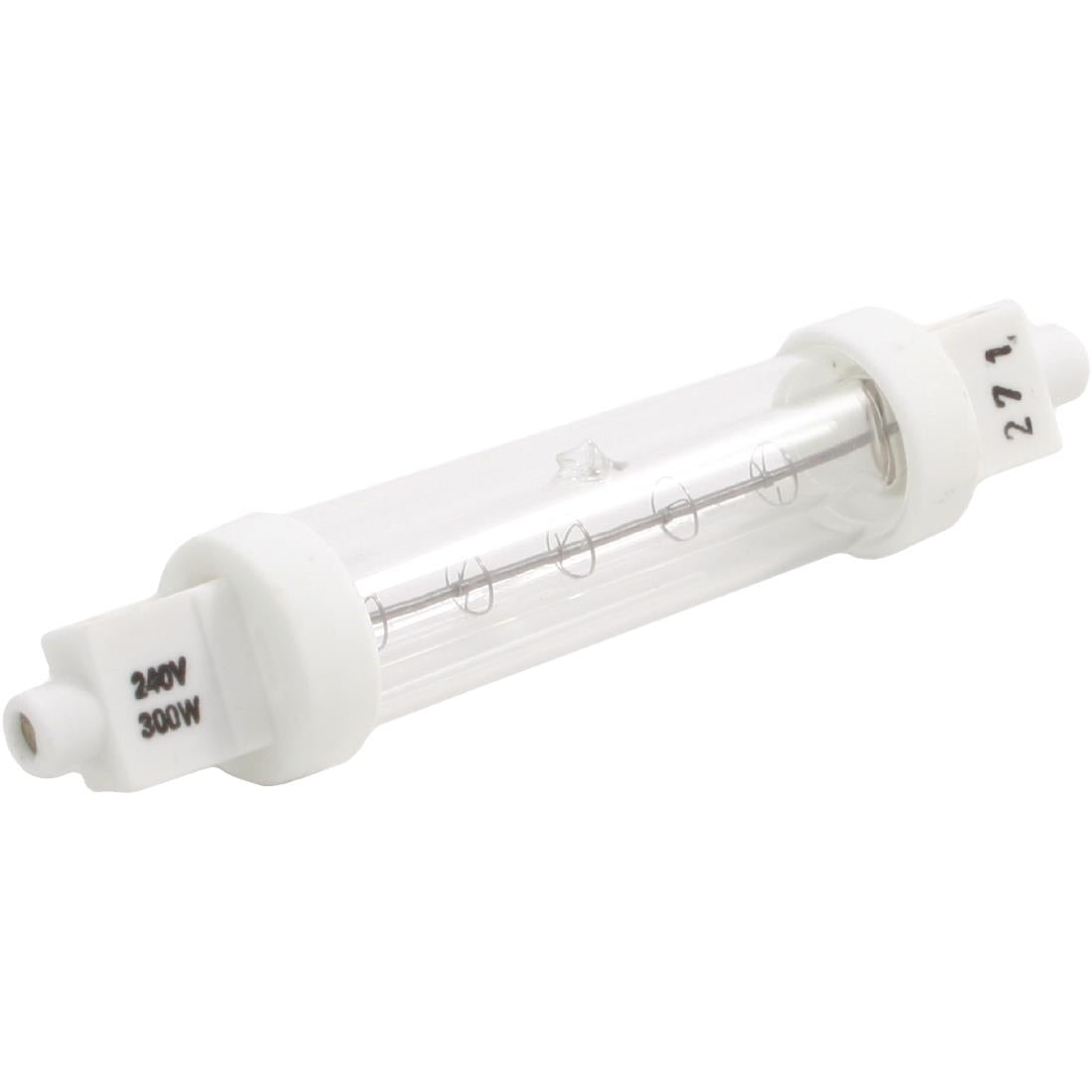 Jacketed Infrared Quartz Heat Bulb R7 118mm product image