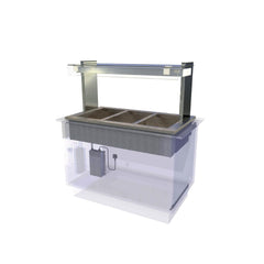 Kubus KHBM3 Drop-In Dry Heat Bain Marie 3x1/1 GN