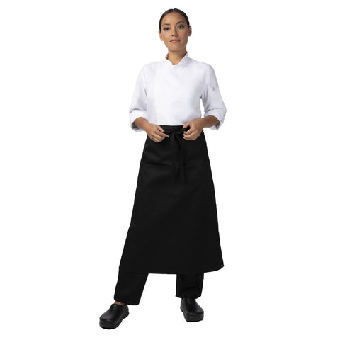 Chef Works Recycled Bistro Apron Black