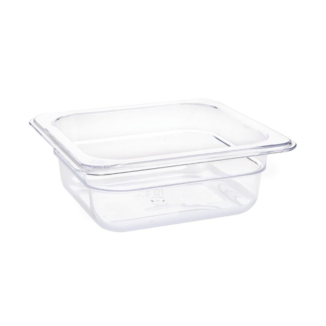 Vogue Polycarbonate 1/6 Gastronorm Container product image