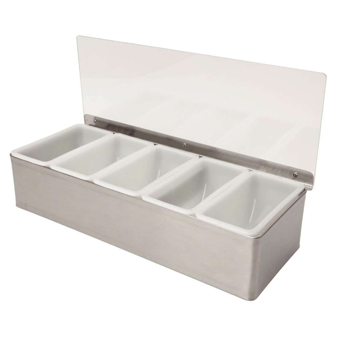 Beaumont 5 Part Stainless Steel Condiment product image
