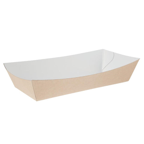 Colpac Compostable Kraft Food Trays Large 220mm (Pack of 250)