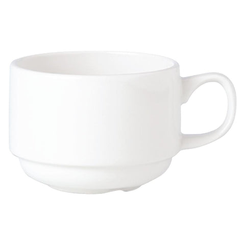 Steelite Simplicity White Stacking Slimline Cups 170ml (Pack of 36)