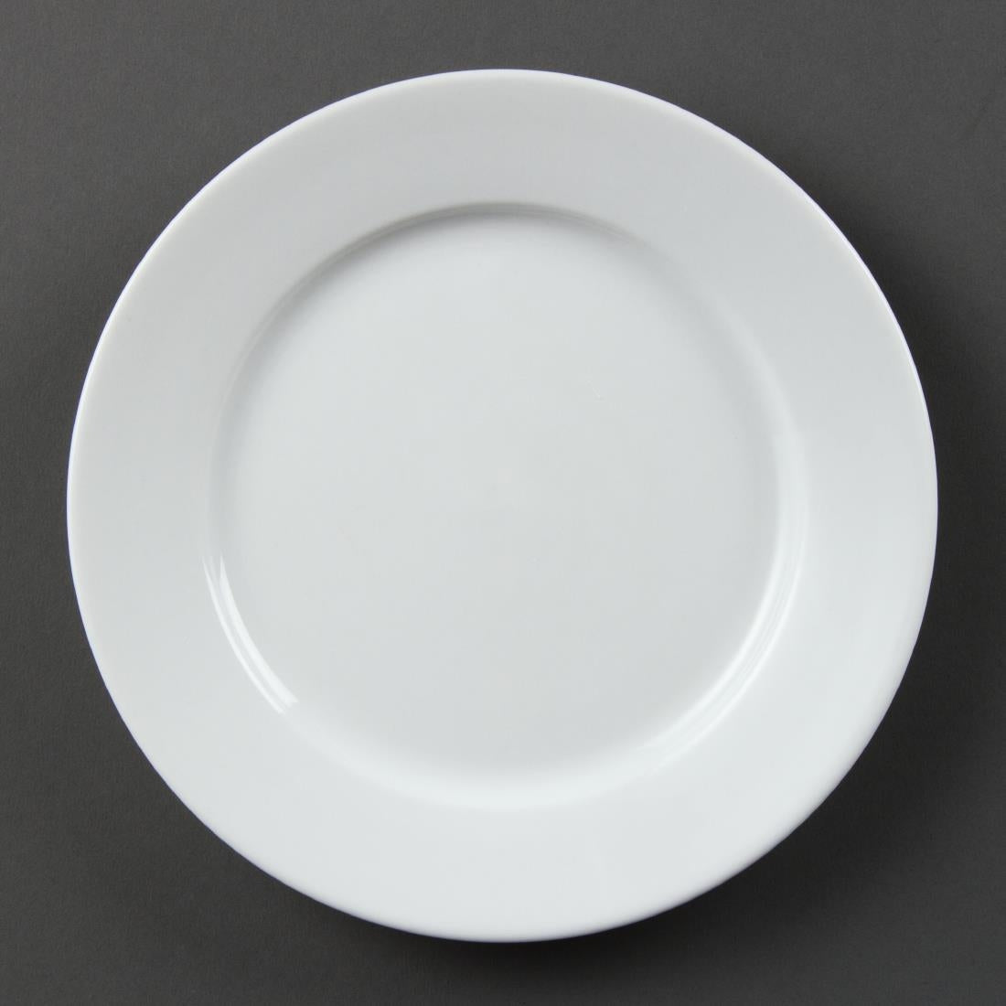 Olympia Whiteware Wide Rimmed Plates 202mm product image