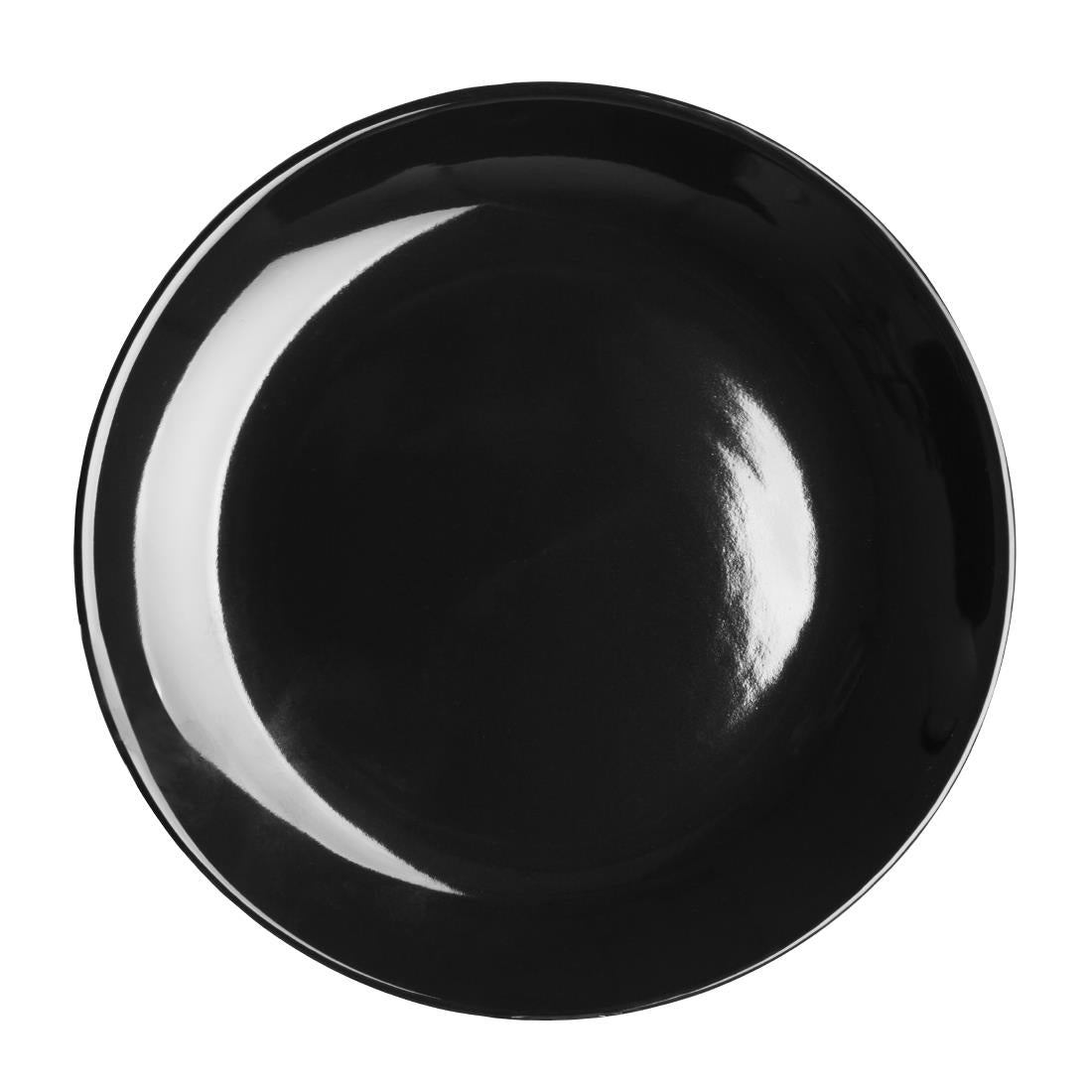 Olympia Cafe Coupe Plate Black - 200mm 8" product image
