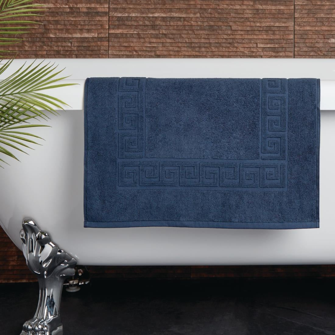 Mitre Essentials Nova Bath Mat Navy product image