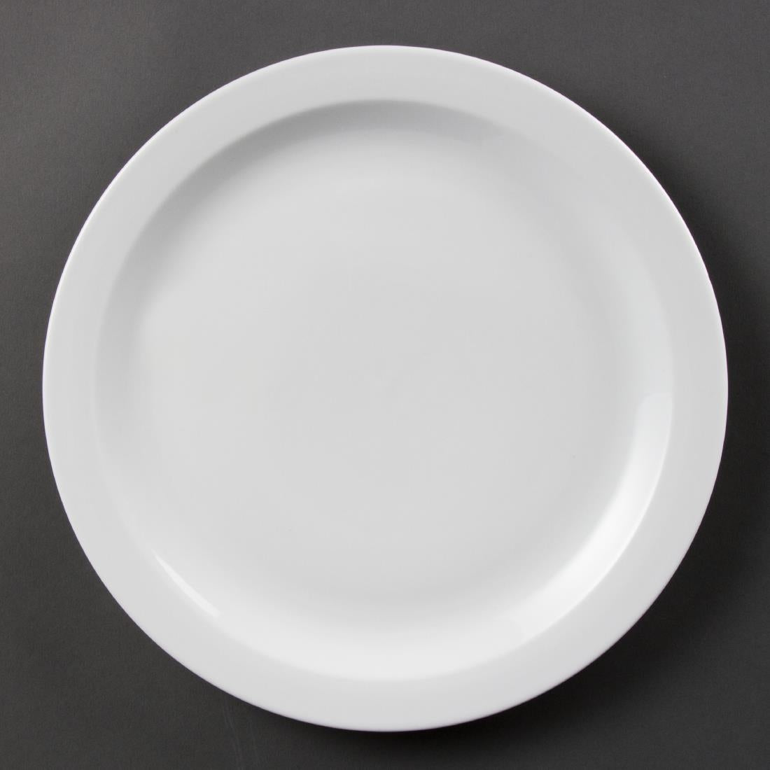 Olympia Whiteware Narrow Rimmed Plates 280mm product image