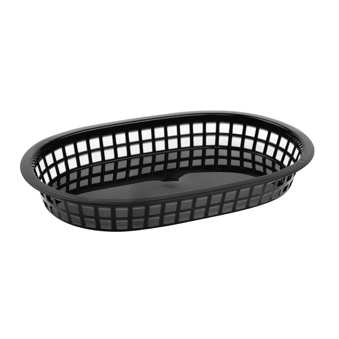Olympia Oval Polypropylene Food Basket Black product image