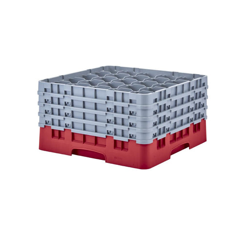 Cambro Camrack Red 25 Compartments Max Glass product image
