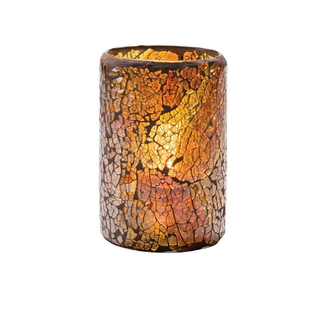 Hollowick Crackle Gold Crackle Glass Cylinder product image