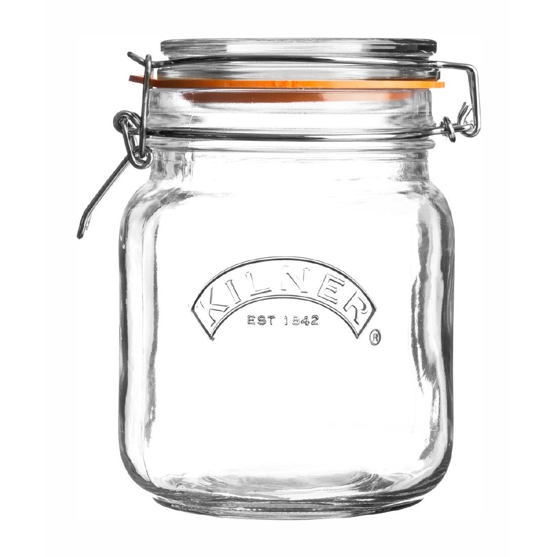 Kilner Clip Top Square Jar 1000ml product image