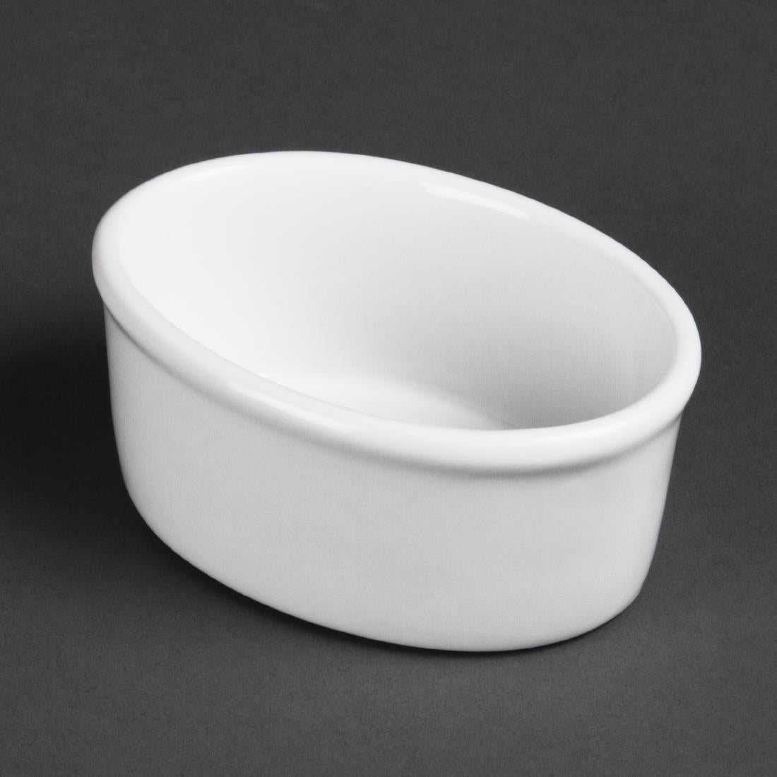 Olympia Whiteware Oval Ramekins 105mm product image