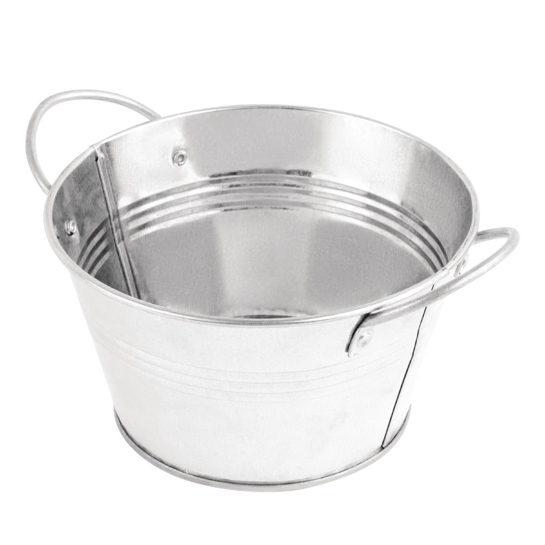 Olympia Mini Metal Food Bucket Shallow 150mm product image