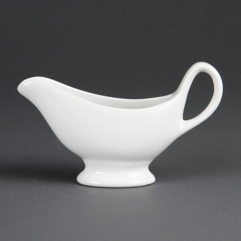 Olympia Whiteware Gravy Boats 215ml 7&#189;oz (Pack of 6)