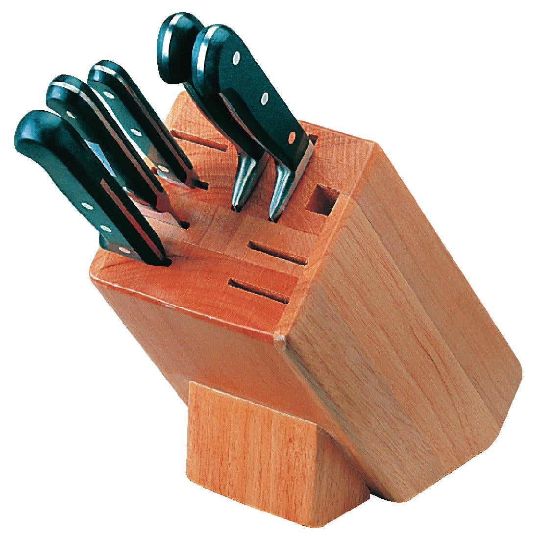 Vogue Wooden Knife Block 9 Slots product image
