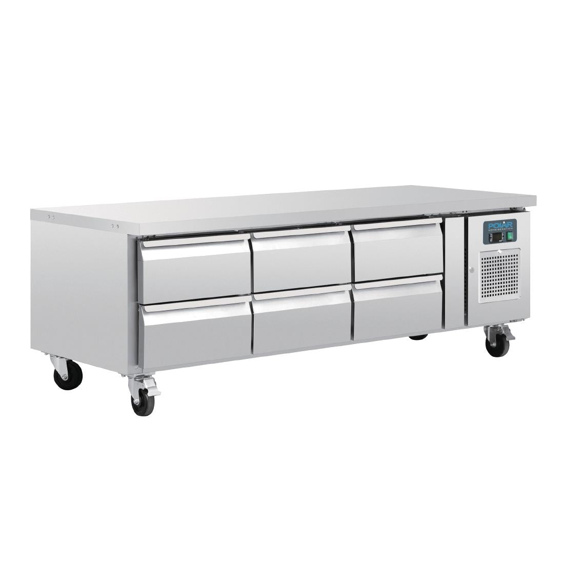 Polar U-Series Six Drawer Chef Base Counter product image