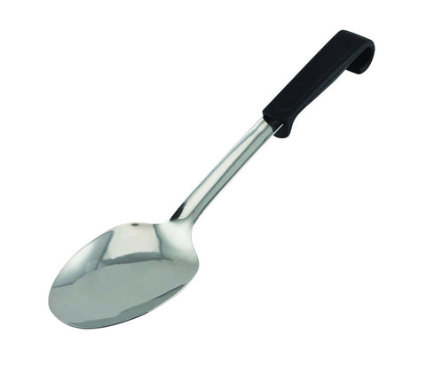Genware 577-04 Plastic Handle Spoon Plain Black