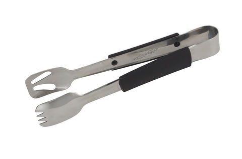 Genware 577-08 Plastic Handle Buffet Tongs Black