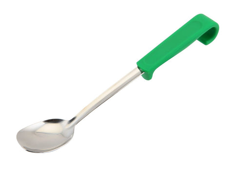 Genware 577-10G Plastic Handle Small Spoon Green