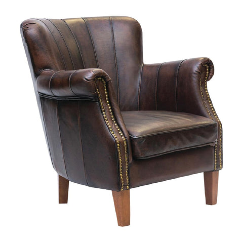 Lancaster Leather Chair Brown product image