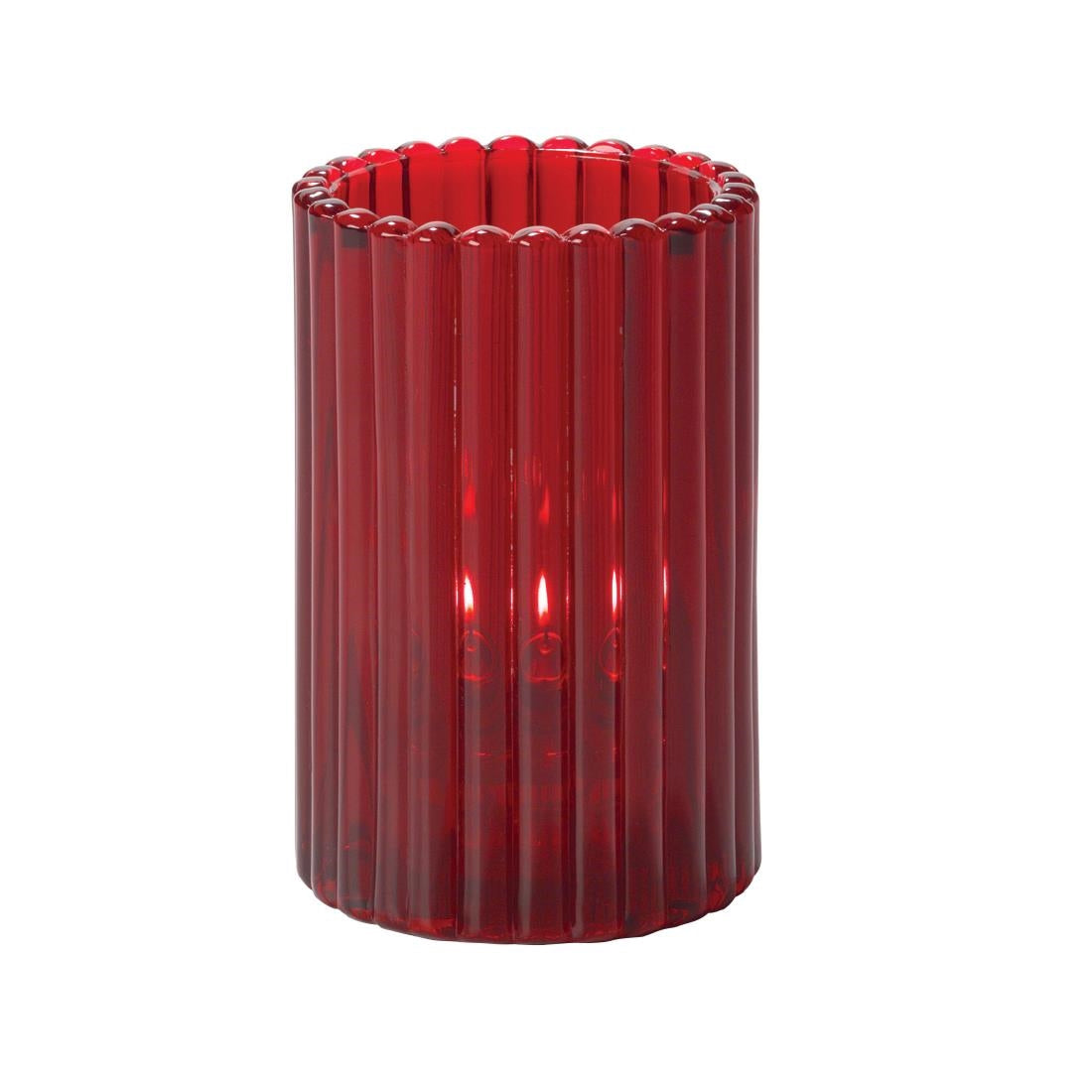 Hollowick Vertical Rod Ruby Cylinder 73mm x product image