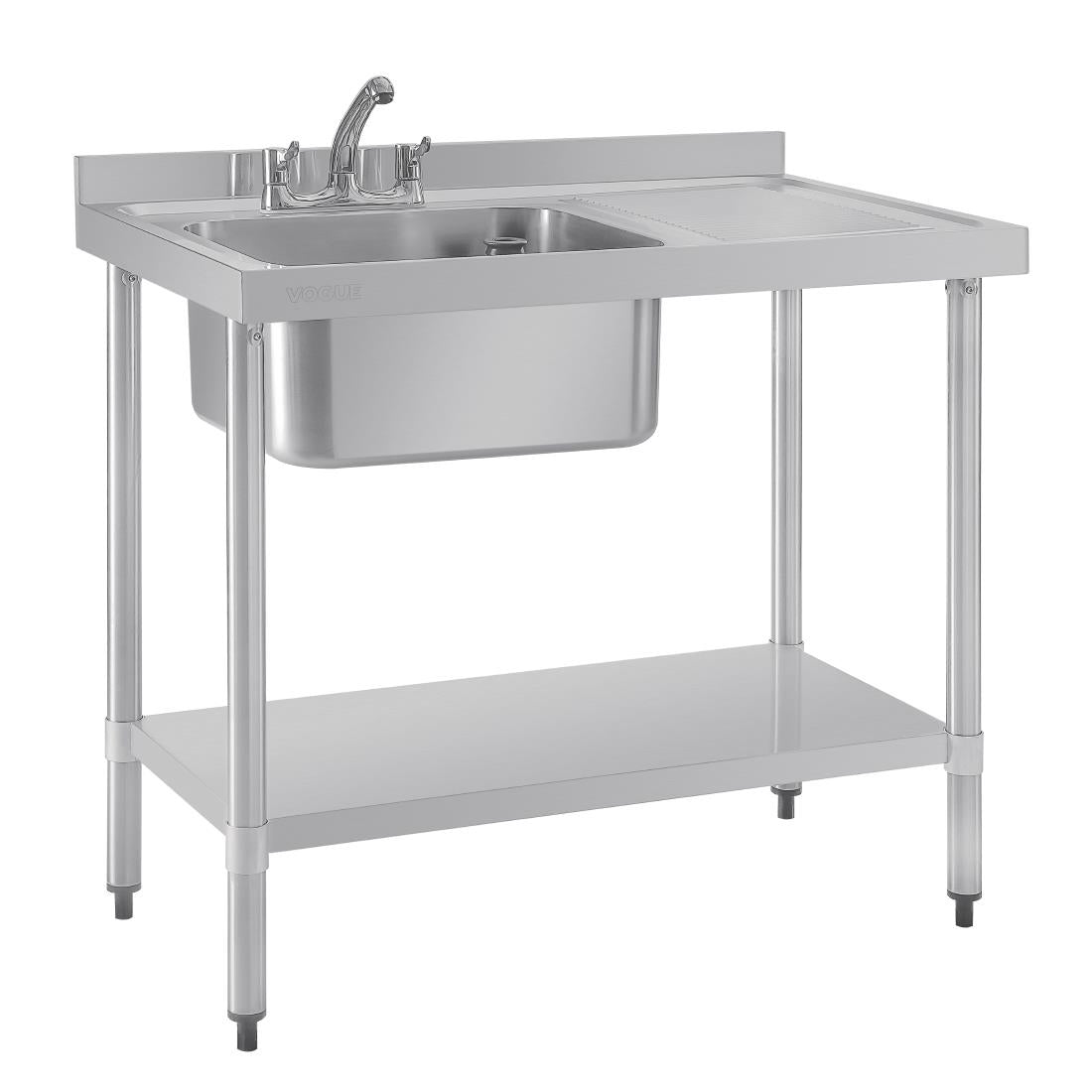 Vogue Single Sink Right Hand Drainer 1000mm product image