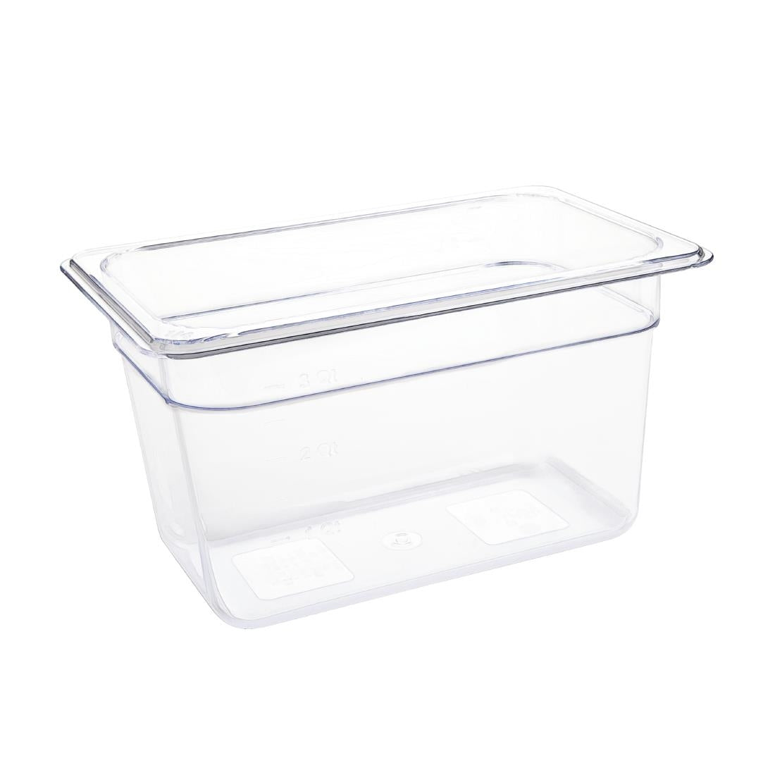 Vogue Polycarbonate 1/4 Gastronorm Container product image