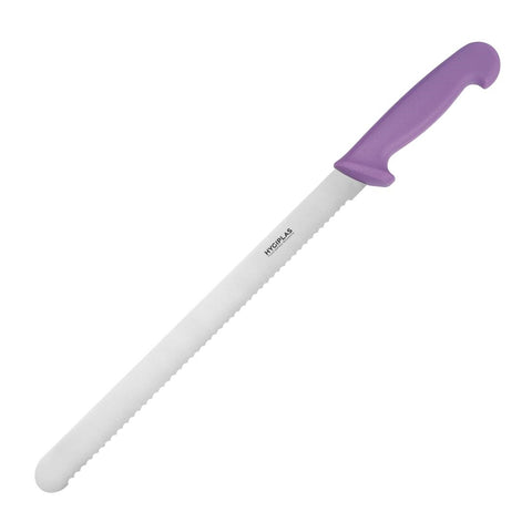 Hygiplas Slicer Serrated Purple 30cm