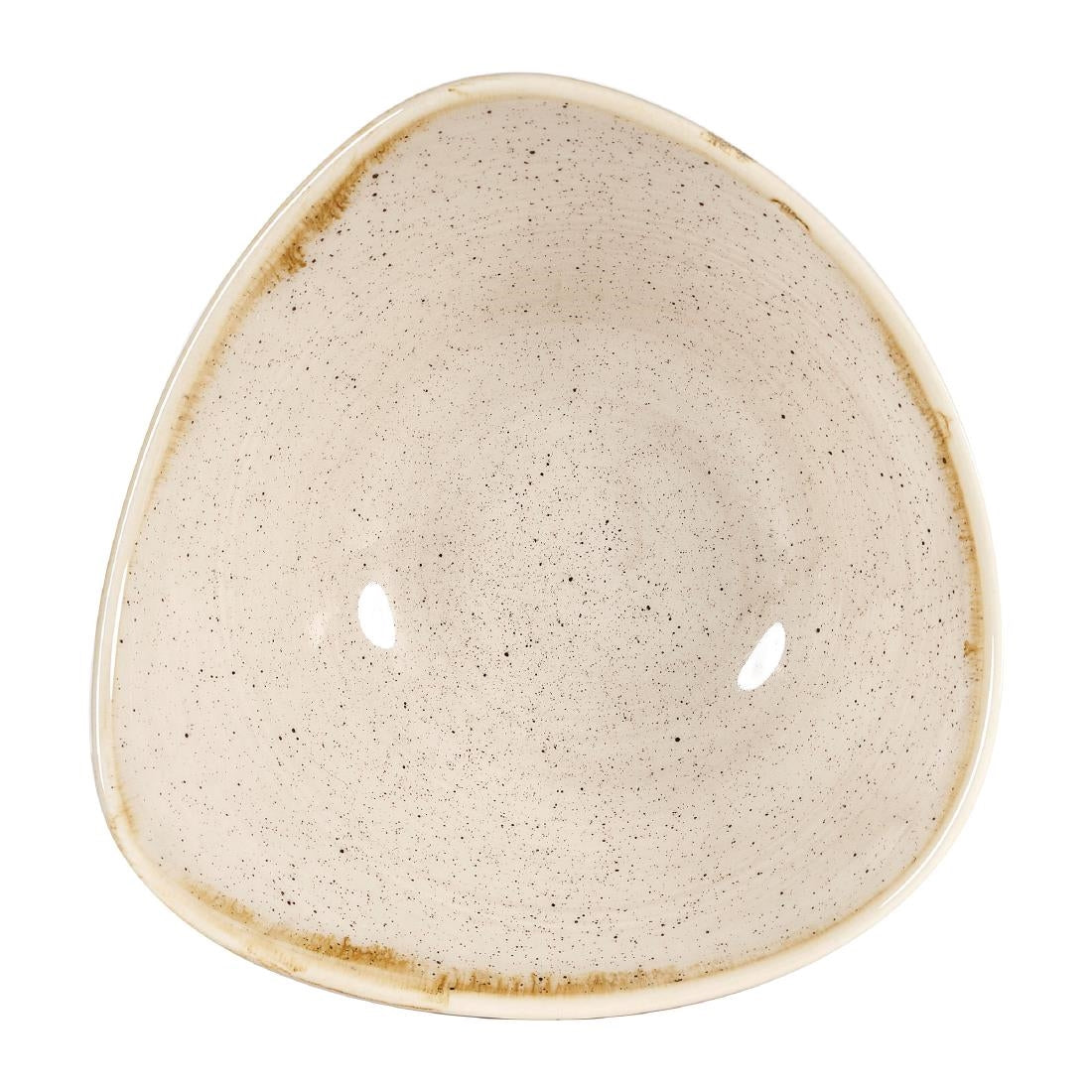 Churchill Stonecast Triangular Bowls Nutmeg product image